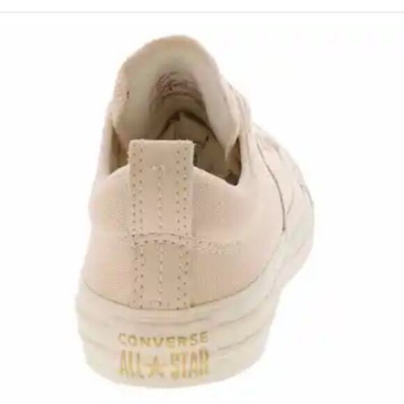 NEW CONVERSE ALL STAR CHUCK TAYLOR MADISON OX CANVAS SNEAKERS BEIGE WHITE GOLD 8 - Picture 5 of 10